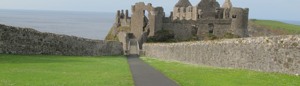 A few hundred years ago, the kitchen fell of this castle fell into the sea.